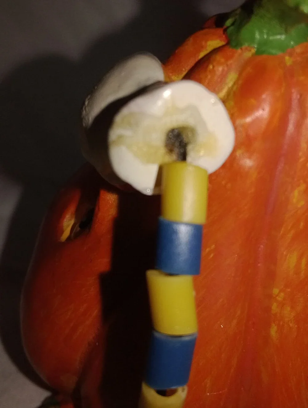Halloween Funny Pumpkin Jack O Lantern Face Spooky Arms Figurine 3